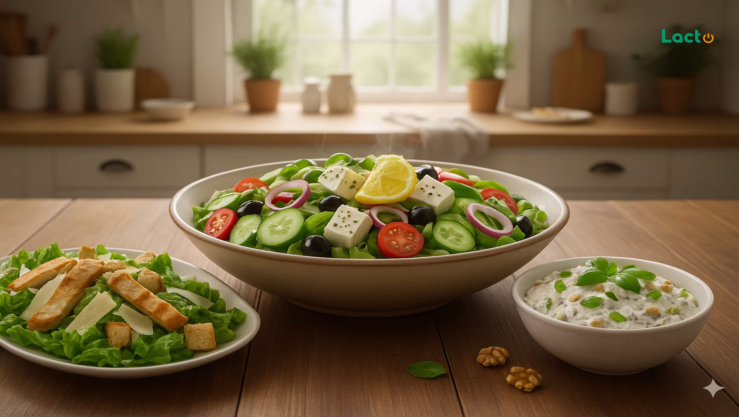 آشپزی با لاکتو – ۳ سالاد معروف دنیا با ورژن سالم و رژیمی