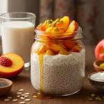 آشپزی با لاکتو – پودینگ هلو و چیا: میان‌وعده یا صبحانه‌ای پرانرژی