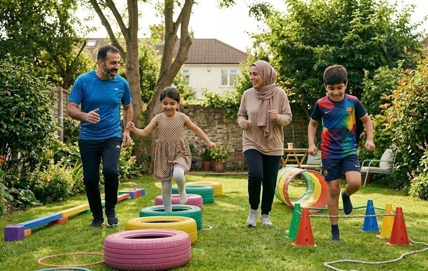 ورزش جریمه نیست – قدرت جادویی بازی‌های خانوادگی در مدیریت وزن و سلامت کودکان