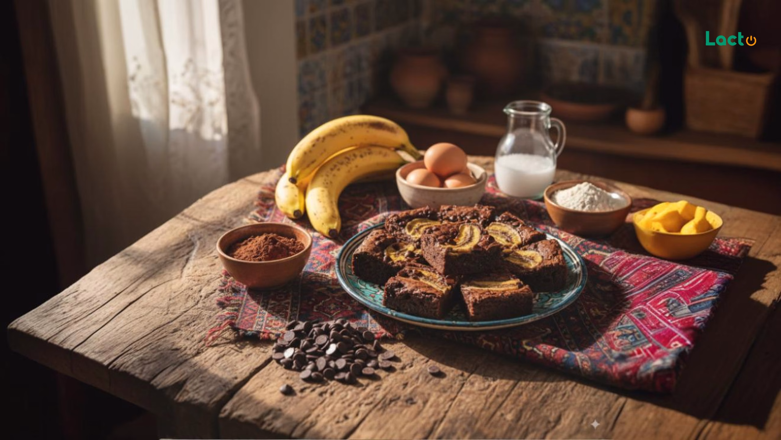 آشپزی با لاکتو – براونی رژیمی: یه دسر شکلاتی خوشمزه و بدون عذاب وجدان